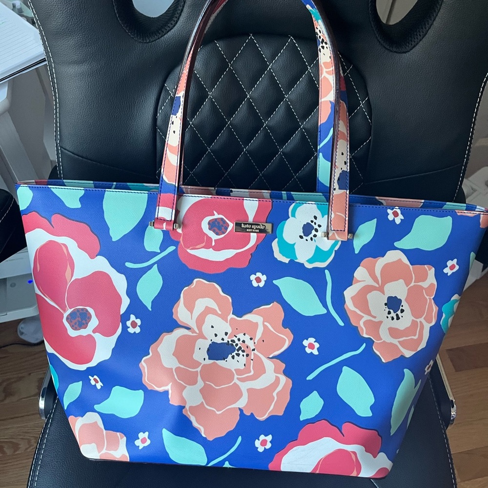 Kate spade abstract floral tote